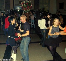 Salsa im Quo Vadis im Hauptbahnhof, Salzburg