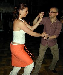 Salsa im Hauptbahnhof in Leipzig